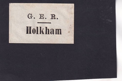 Holkham great east railway - east,