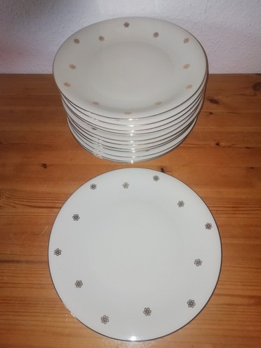 Speiseteller mit goldenen - 12,