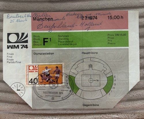 Ticket 1974 deutschland vs - ticket,