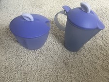 Tupperware, Kaffeekännchen, Zuckerdose, Crema Momente, Junge Welle, Tupper