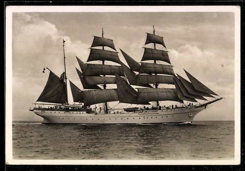 Segelschulschiff der - ak,