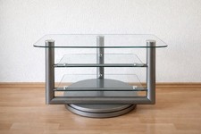 Glas-TV-Tisch / HiFi-Rack aus