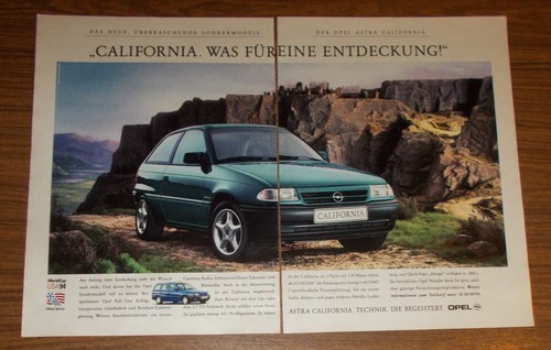 Seltene werbung opel - seltene,
