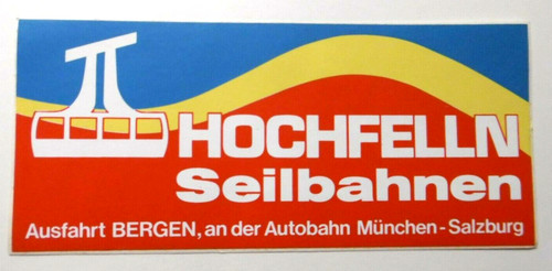 Souvenir aufkleber hochfelln - souvenir-aufkleber,