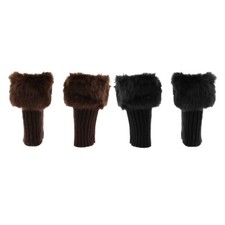 2 Paar Fuzzy Knit Boots