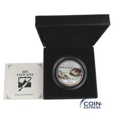COOK ISLANDS 20 Dollar 2008 Ars Vaticana Michelangelo Erschaffung Adams Silber