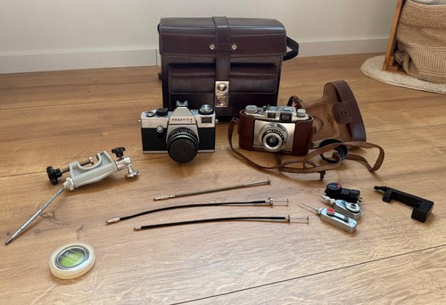 Vintage kamera set - kamera,