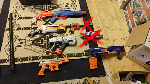 Nerf blaster sammlung - blaster,