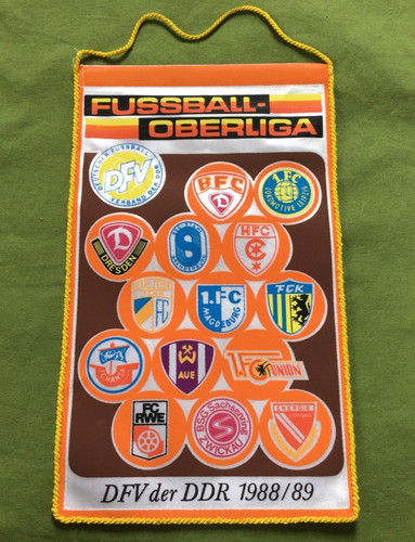 Wimpel ddr fussball - fussball, oberliga
