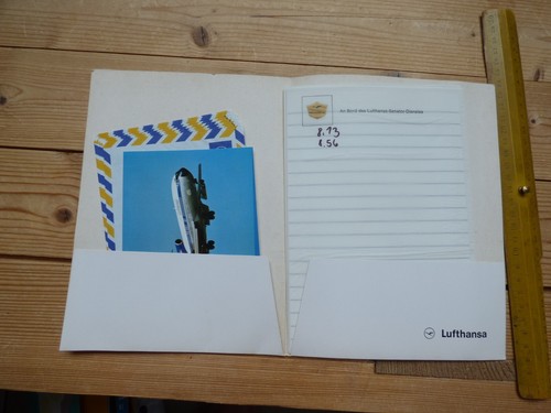 Lufthansa senator briefpapier - lufthansa, senator,