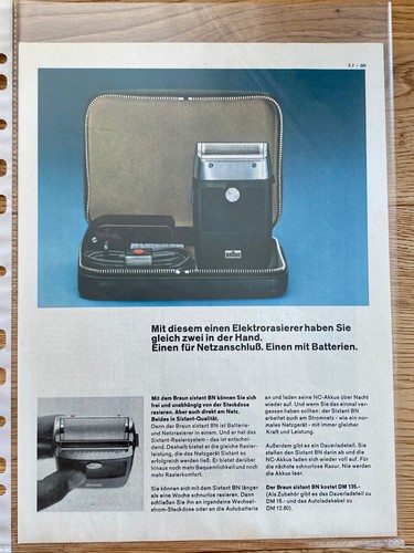 Braun sixtant rasierapparat - braun, bn