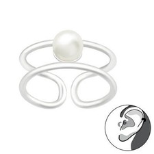 Stück ear cuff - stück, sterling
