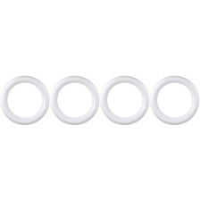  4pcs Bastelkranz runden Kranzkranz White Craft Circle Ring Polystyrol Ring für