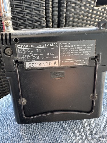Casio 6500 lcd color - tv-6500,