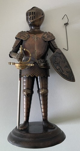 Metall figur ritter mit - metall,