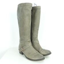 TAMARIS Stiefel Langschaft Boots Gaucho Taupe Grau Gr. 38