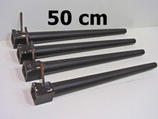 XXL Füße Tischbeine Holzbeine Möbelbeine Bettfüße Möbelfüße Holzfüße 50 cm