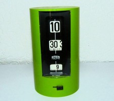 EMES Returno Zylinder Uhr Wecker Grün Space Age 1970er Selten Rarität Bastler!