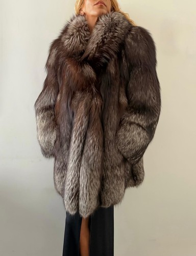 Silberfuchspelz silver fox - -,