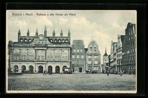 Rostock meckl rathaus - rathaus, und