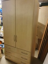 Nolte Kleiderschrank Ahorn BHT 100x200x61cm 3 Schubladen TOP  --Reduziert--