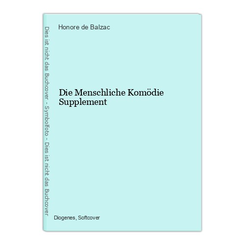 Die menschliche komödie - die,