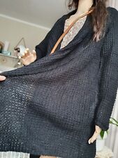 Damen Strickmantel Strickjacke