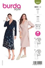 Schnittmuster Damenkleid, Wickelkleid Burda 5933 34-44