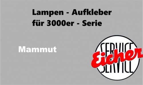 Aufkleber mammut - aufkleber,