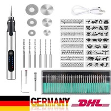 Elektrischer Gravierstift Gravurstift Graviergerät  DIY Mini Set für Metal Glas