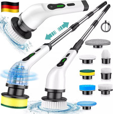 9 in 1 Elektrische Reinigungsbürste Badezimmer Turbo Spin Scrubber Teleskopstiel