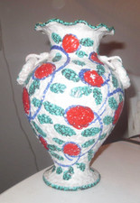 Bunte Keramik Vase bunt Italy
