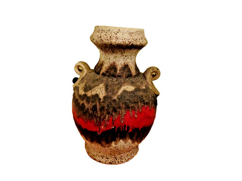Henkelvase bodenvase 35cm ton - bodenvase,