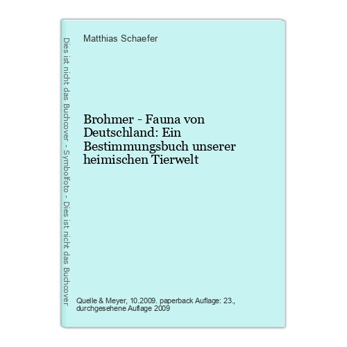 Brohmer fauna von - brohmer,