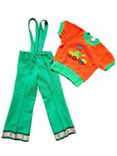 SET Original RETRO HIPPIE Latzhose Baby Kleinkind, 60er Jahre, Top Zustand 