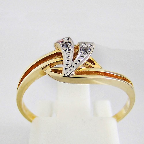 Ring gold 333er zirkonia - gold,