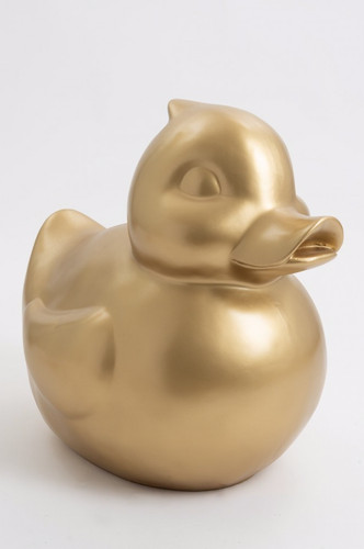 Ente xxl gold dekofigur - xxl,,