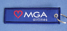 Schlüsselanhänger MGA Airlines Mavi Gök Airlines Türkei Remove before Flight