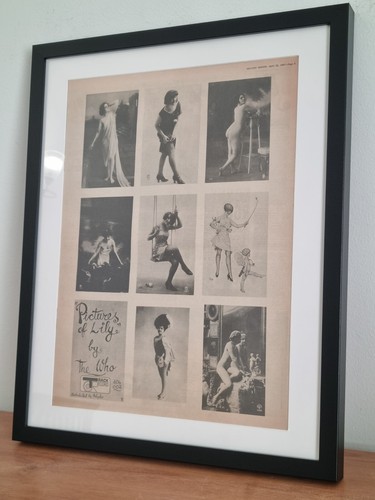The who original framed promo - who,