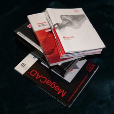 MegaCAD Programm-Dokumentation / diverse Hefte/Büche/Schuber / MegaTech