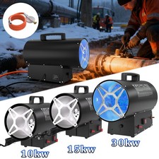 10/15/30KW Gasheizgebläse Gasheizer Heizkanone Bauheizer Heizlüfter Heizgebläse