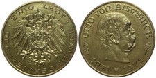 Medaille - Otto von Bismarck  100 Jahre 1871-1971 - Ewig lebt der Reichsgedanke