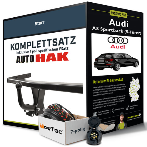 Für audi sportback typ 8v - a3,