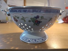 Villeroy & Boch Cottage Sieb Beerenmuster Obstkorb wie neu, Durchmesser 23cm