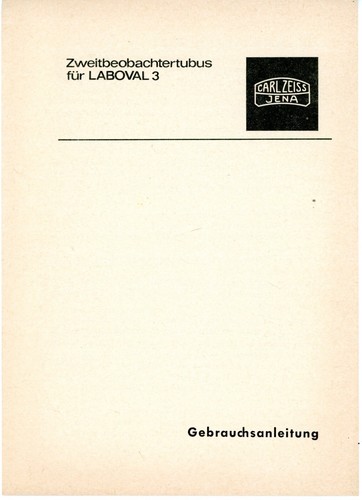 Carl zeiss bedienungsanleitung - zeiss,