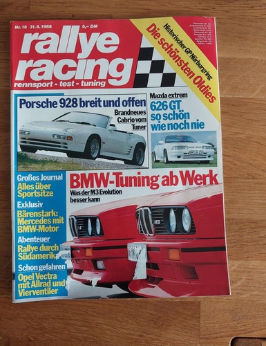Rallye racing 1988 bmw m3 - racing,