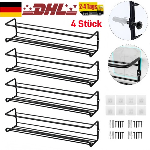 Gewürzregal wand metall 4er - wand,