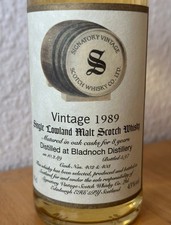 Bladnoch 1989 - Signatory