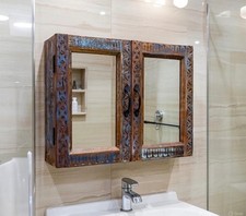 Shabby Chic Bad-Spiegelschrank