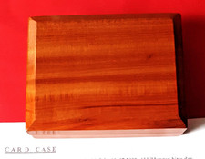 Karten-Kassette magnetisch Edelholz hochglanz - Verschwinden-Erscheinen-Vertausc